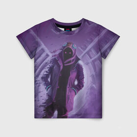 Детская футболка 3D с принтом Purple в Петрозаводске, 100% гипоаллергенный полиэфир | прямой крой, круглый вырез горловины, длина до линии бедер, чуть спущенное плечо, ткань немного тянется | brawl stars | jessie | leon | spike | бравл старс | джесси | леон | спайк