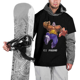 Накидка на куртку 3D с принтом EI PROMO в Петрозаводске, 100% полиэстер |  | Тематика изображения на принте: brawl stars | jessie | leon | spike | бравл старс | джесси | леон | спайк