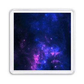 Магнит 55*55 с принтом Неоновый космос в Петрозаводске, Пластик | Размер: 65*65 мм; Размер печати: 55*55 мм | galaxy | nebula | space | star | абстракция | вселенная | галактика | звезда | звезды | космический | планеты