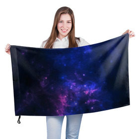 Флаг 3D с принтом Неоновый космос в Петрозаводске, 100% полиэстер | плотность ткани — 95 г/м2, размер — 67 х 109 см. Принт наносится с одной стороны | galaxy | nebula | space | star | абстракция | вселенная | галактика | звезда | звезды | космический | планеты