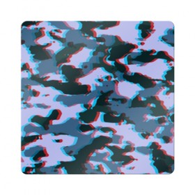 Магнит виниловый Квадрат с принтом Камуфляж в Петрозаводске, полимерный материал с магнитным слоем | размер 9*9 см, закругленные углы | камуфляж | пиксели | текстуры