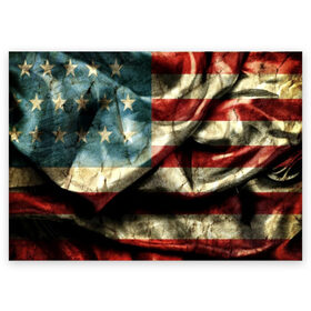Поздравительная открытка с принтом USA 3D в Петрозаводске, 100% бумага | плотность бумаги 280 г/м2, матовая, на обратной стороне линовка и место для марки
 | usa | абстракция | америка | американский | герб | звезды | краска | символика сша | страны | сша | флаг | штаты