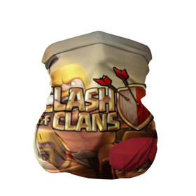 Бандана-труба 3D с принтом Clash of Clans в Петрозаводске, 100% полиэстер, ткань с особыми свойствами — Activecool | плотность 150‒180 г/м2; хорошо тянется, но сохраняет форму | base | clan wars | coc | hall | hog rider | royale | town | trap | база | гоблин | золото | клеш оф кленс | кок | крепость | кристаллы | трофей | эликсир