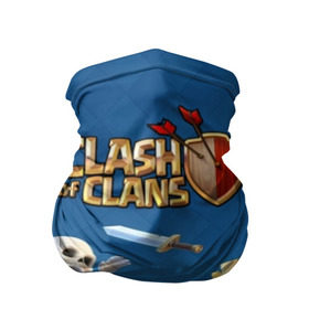 Бандана-труба 3D с принтом Clash of Clans в Петрозаводске, 100% полиэстер, ткань с особыми свойствами — Activecool | плотность 150‒180 г/м2; хорошо тянется, но сохраняет форму | base | clan wars | coc | hall | hog rider | royale | town | trap | база | гоблин | золото | клеш оф кленс | кок | крепость | кристаллы | трофей | эликсир