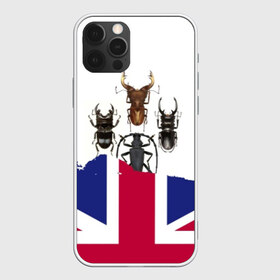 Чехол для iPhone 12 Pro Max с принтом Жуки в Петрозаводске, Силикон |  | england | flag | the beatles | англия | жуки | флаг