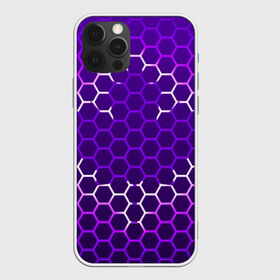 Чехол для iPhone 12 Pro Max с принтом НЕОНОВАЯ БРОНЯ в Петрозаводске, Силикон |  | abstraction | geometry | hexagon | techno | абстракция | броня | геометрия | краски | неон | неоновый | сетка | соты | стальная броня | текстура | шестигранники