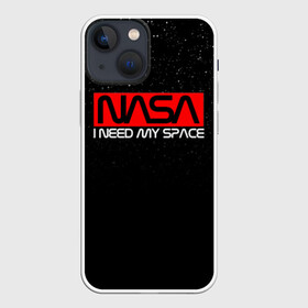 Чехол для iPhone 13 mini с принтом NASA (НА СПИНЕ) в Петрозаводске,  |  | galaxy | nasa | space | space company | star | астрономия | галактика | звезды | космическая компания | космос | наса