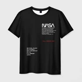 Мужская футболка 3D с принтом NASA | НАСА в Петрозаводске, 100% полиэфир | прямой крой, круглый вырез горловины, длина до линии бедер | galaxy | nasa | space | space company | star | астрономия | галактика | звезды | космическая компания | космос | наса
