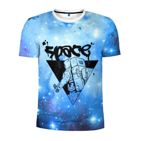 Мужская футболка 3D спортивная с принтом космос в Петрозаводске, 100% полиэстер с улучшенными характеристиками | приталенный силуэт, круглая горловина, широкие плечи, сужается к линии бедра | астрономия | вселенная | галактика | графика | звезды | инопланетяне | космос | нло
