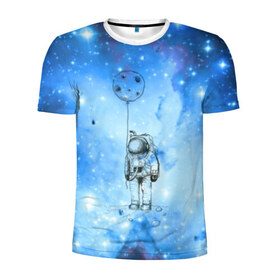 Мужская футболка 3D спортивная с принтом космос в Петрозаводске, 100% полиэстер с улучшенными характеристиками | приталенный силуэт, круглая горловина, широкие плечи, сужается к линии бедра | астрономия | вселенная | галактика | графика | звезды | инопланетяне | космос | нло