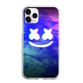 Чехол для iPhone 11 Pro матовый с принтом MARSHMELLO GLITCH в Петрозаводске, Силикон |  | dj | glitch | marshmello | usa | америка | глитч | клубная музыка | маршмелло | музыка | музыкант