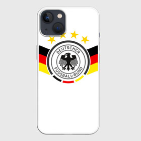 Чехол для iPhone 13 с принтом Сборная Германии в Петрозаводске,  |  | deutsche | deutschland | die mannschaft | germany | германия | немецкая сборная | сборная | сборная гемании по футболу | сборная германии | форма | футбол