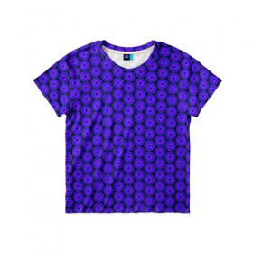 Детская футболка 3D с принтом Киви в неоновых красках в Петрозаводске, 100% гипоаллергенный полиэфир | прямой крой, круглый вырез горловины, длина до линии бедер, чуть спущенное плечо, ткань немного тянется | 2019 | 2020 | fluor | neon | весна | зима | киви | краска | лето | мода | модный | молодежный | неон | неоновые краски | осень | синий | стиль | фиолетовый | флюоровые | фрукт | яркий