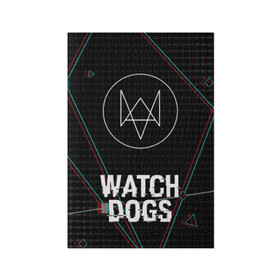 Обложка для паспорта матовая кожа с принтом WATCH DOGS в Петрозаводске, натуральная матовая кожа | размер 19,3 х 13,7 см; прозрачные пластиковые крепления | action | ct os | ded sec | fox | gamer | glitch | hacker | player | watch dogs | watch dogs 2 | глитч | знак лиса | игра | компьютерная игра | хакер