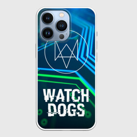 Чехол для iPhone 13 Pro с принтом WATCH DOGS в Петрозаводске,  |  | Тематика изображения на принте: action | ct os | ded sec | fox | gamer | glitch | hacker | player | watch dogs | watch dogs 2 | глитч | знак лиса | игра | компьютерная игра | хакер
