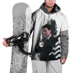 Накидка на куртку 3D с принтом Twin Peaks в Петрозаводске, 100% полиэстер |  | Тематика изображения на принте: twin peaks | агент купер | девид линч | дейл | лора палмер | огонь иди за мной | одри хорн | совы не то чем кажутся | твин пикс