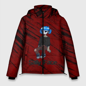 Мужская зимняя куртка 3D с принтом SALLY FACE в Петрозаводске, верх — 100% полиэстер; подкладка — 100% полиэстер; утеплитель — 100% полиэстер | длина ниже бедра, свободный силуэт Оверсайз. Есть воротник-стойка, отстегивающийся капюшон и ветрозащитная планка. 

Боковые карманы с листочкой на кнопках и внутренний карман на молнии. | blue | diane | face | fisher | gizmo | henry | johnson | killer | larry | sally | генри | гизмо | джонсон | диана | ларри | лицо | парень в маске | салли | фейс | фишер