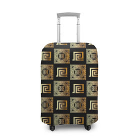 Чехол для чемодана 3D с принтом gold в Петрозаводске, 86% полиэфир, 14% спандекс | двустороннее нанесение принта, прорези для ручек и колес | fashion | luxury | texture | дорогая | дорогой | золото | люкс | паттерн | роскошь | серебро | стиль | стильная | текстура