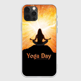 Чехол для iPhone 12 Pro Max с принтом International Yoga Day в Петрозаводске, Силикон |  | 21 июня | day | energy | girl | international | ju | lightning | lotus | meditation | mountain | pose | silhouette | sky | space | stars | universe | woman | yoga | yogi | вселенная | гора | девушка | день | женщина | звёзды | йог | йоги | космос | лотос 
