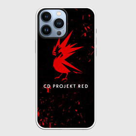 Чехол для iPhone 13 Pro Max с принтом CD RPOJECT RED в Петрозаводске,  |  | 2019 | cd project red | cyberpunk 2077 | future | hack | night city | samurai | sci fi | андроиды | безумие | будущее | киберпанк 2077 | логотип | роботы | самураи | фантастика | цифры