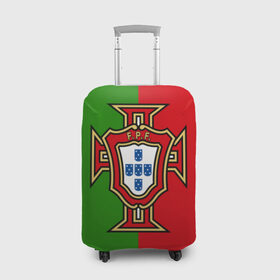 Чехол для чемодана 3D с принтом Сборная Португалии в Петрозаводске, 86% полиэфир, 14% спандекс | двустороннее нанесение принта, прорези для ручек и колес | portugal | криштиану роналду | португалия | португальская сборная | сборная португалии | сборная португалии по футболу | форма | футбол | чемпионат