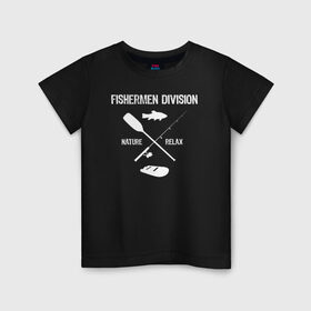 Детская футболка хлопок с принтом футболка рыбака shut up & fish в Петрозаводске, 100% хлопок | круглый вырез горловины, полуприлегающий силуэт, длина до линии бедер | майка рыбака | майка с длинным рукавом | прикольная футболка рыбалка | футболка рыбалка купить | футболки +для рыбалки | футболки мужские рыбалка | футболки про рыбалку