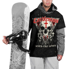 Накидка на куртку 3D с принтом Candlemass в Петрозаводске, 100% полиэстер |  | Тематика изображения на принте: doom | metal | группы | дум | дум метал | метал | музыка | рок
