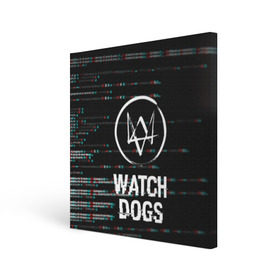 Холст квадратный с принтом WATCH DOGS в Петрозаводске, 100% ПВХ |  | action | ct os | ded sec | fox | game | gamer | glitch | hacker | player | watch dogs | watch dogs 2 | глитч | знак лиса | игра | компьютерная игра | маркус | хакер