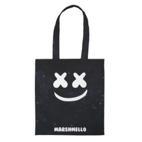 Сумка 3D повседневная с принтом Marshmello Cosmos в Петрозаводске, 100% полиэстер | Плотность: 200 г/м2; Размер: 34×35 см; Высота лямок: 30 см | dj | marshmello | usa | америка | клубная музыка | мармело | маршмелло | маршмеллоу | музыка | музыкант