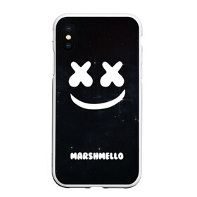 Чехол для iPhone XS Max матовый с принтом Marshmello Cosmos в Петрозаводске, Силикон | Область печати: задняя сторона чехла, без боковых панелей | dj | marshmello | usa | америка | клубная музыка | мармело | маршмелло | маршмеллоу | музыка | музыкант