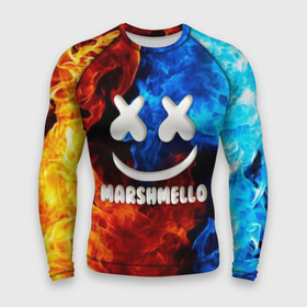 Мужской рашгард 3D с принтом Marshmello Fire в Петрозаводске,  |  | dj | fire | marshmello | usa | америка | вода | клубная музыка | мармело | маршмелло | маршмеллоу | музыка | музыкант | огонь