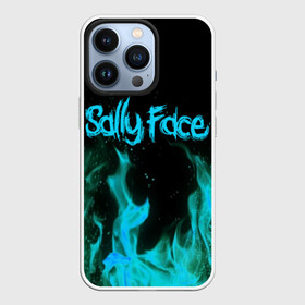 Чехол для iPhone 13 Pro с принтом SALLY FACE FIRE в Петрозаводске,  |  | Тематика изображения на принте: face | fire | game | horror | larry | sally | sally face | sanity s fall | игра | ларри | мальчик с протезом | огонь | салли | салли фейс | ужасы