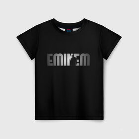 Детская футболка 3D с принтом EMINEM в Петрозаводске, 100% гипоаллергенный полиэфир | прямой крой, круглый вырез горловины, длина до линии бедер, чуть спущенное плечо, ткань немного тянется | eminem | rap | актёр | американский рэпер | композитор | маршалл | продюсер | рэп | рэпер | эминем