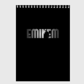 Скетчбук с принтом EMINEM в Петрозаводске, 100% бумага
 | 48 листов, плотность листов — 100 г/м2, плотность картонной обложки — 250 г/м2. Листы скреплены сверху удобной пружинной спиралью | eminem | rap | актёр | американский рэпер | композитор | маршалл | продюсер | рэп | рэпер | эминем