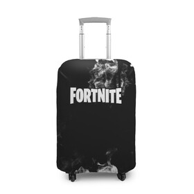 Чехол для чемодана 3D с принтом FORTNITE в Петрозаводске, 86% полиэфир, 14% спандекс | двустороннее нанесение принта, прорези для ручек и колес | battle royale | fortnite | fortnite battle royale | futuresynth | game | outrun | retrowave | synth | synthwave | игры | ретровейв | синтвейв | фортнайт