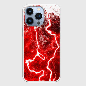 Чехол для iPhone 13 Pro с принтом БРЫЗГИ КРАСОК(RED STORM) в Петрозаводске,  |  | abstraction | tie dye | watercolor | абстракция красок | акварель | акриловый | брызги красок | живопись | краска | потертость красок | размытые краски | текстуры | черно белый | яркие краски