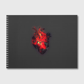 Альбом для рисования с принтом Space Heart в Петрозаводске, 100% бумага
 | матовая бумага, плотность 200 мг. | Тематика изображения на принте: space
heart
космос
космическое сердце
сердце