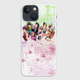 Чехол для iPhone 13 mini с принтом JoJo Bizarre Adventure в Петрозаводске,  |  | anime | aureo | jojo | jojos | jojos bizarre adventure | vento | боевик | джоджо | иероглиф | манга | приключения | стиль | ужасы | фэнтези | япония