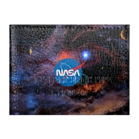 Обложка для студенческого билета с принтом NASA в Петрозаводске, натуральная кожа | Размер: 11*8 см; Печать на всей внешней стороне | galaxy | nasa | nebula | space | star | абстракция | вселенная | галактика | звезда | звезды | космический | наса | планеты