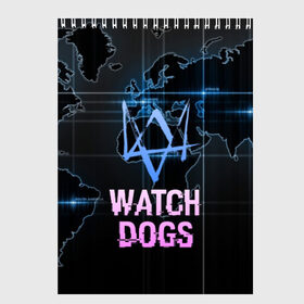 Скетчбук с принтом WATCH DOGS в Петрозаводске, 100% бумага
 | 48 листов, плотность листов — 100 г/м2, плотность картонной обложки — 250 г/м2. Листы скреплены сверху удобной пружинной спиралью | action | ct os | ded sec | fox | game | gamer | glitch | hacker | player | watch dogs | watch dogs 2 | глитч | знак лиса | игра | компьютерная игра | маркус | хакер