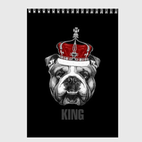 Скетчбук с принтом Английский бульдог с короной в Петрозаводске, 100% бумага
 | 48 листов, плотность листов — 100 г/м2, плотность картонной обложки — 250 г/м2. Листы скреплены сверху удобной пружинной спиралью | animals | authority | breed | bulldog | cool | crown | dog | english | fighting | head | illustration | inscription | king | muzzle | supreme | swag | авторитет | английский | бойцовый | бульдог | верховный | голова | животные | иллюстрация | король | кор