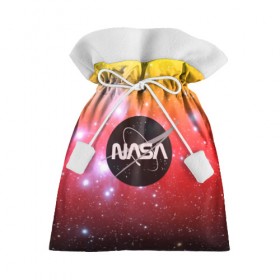 Подарочный 3D мешок с принтом NASA в Петрозаводске, 100% полиэстер | Размер: 29*39 см | Тематика изображения на принте: galaxy | nasa | nebula | space | star | абстракция | вселенная | галактика | звезда | звезды | космический | наса | планеты