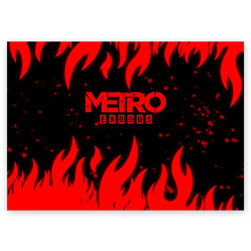 Поздравительная открытка с принтом METRO (2) в Петрозаводске, 100% бумага | плотность бумаги 280 г/м2, матовая, на обратной стороне линовка и место для марки
 | Тематика изображения на принте: metro | metro exodus | s.t.a.l.k.e.r | stalker | игра | метро | радиация | сталкер