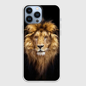 Чехол для iPhone 13 Pro Max с принтом Лев в Петрозаводске,  |  | african | animals | authority | big | cat | cool | head | illustration | indisputable | lion | mane | muzzle | supreme | swag | авторитет | африканский | большая | верховный | голова | грива | животные | иллюстрация | кошка | крутой | лев | непрер