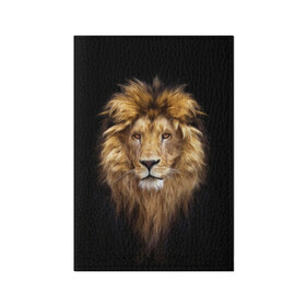 Обложка для паспорта матовая кожа с принтом Лев в Петрозаводске, натуральная матовая кожа | размер 19,3 х 13,7 см; прозрачные пластиковые крепления | african | animals | authority | big | cat | cool | head | illustration | indisputable | lion | mane | muzzle | supreme | swag | авторитет | африканский | большая | верховный | голова | грива | животные | иллюстрация | кошка | крутой | лев | непрер