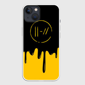 Чехол для iPhone 13 с принтом TWENTY ONE PILOTS в Петрозаводске,  |  | 21 pilots | 21p | colors | music | paints | rock | top | trench | twenty one pilots | брызги | группа | краска | музыка | рок