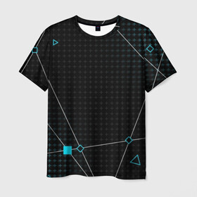 Мужская футболка 3D с принтом ПРОГРАММИСТ в Петрозаводске, 100% полиэфир | прямой крой, круглый вырез горловины, длина до линии бедер | anonymus | cod | hack | hacker | it | program | texture | айти | аноним | анонимус | взлом | код | кодинг | программа | программист | текстура | хак | хакер