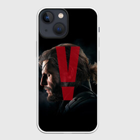 Чехол для iPhone 13 mini с принтом METAL GEAR SOLID 5 в Петрозаводске,  |  | metal gear | metal gear solid 2 | metal gear solid 3 | metal gear solid 4 | metal gear solid 5 | metal gear solid 5 phantom | metal gear solid. | метал геар | мэтал геар