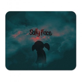 Коврик для мышки прямоугольный с принтом Sally Face (Силуэт). в Петрозаводске, натуральный каучук | размер 230 х 185 мм; запечатка лицевой стороны | Тематика изображения на принте: face | game | horror | larry | sally | sally face | sanity s fall | игра | ларри | мальчик с протезом | салли | салли фейс | ужасы