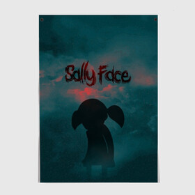 Постер с принтом SALLY FACE. в Петрозаводске, 100% бумага
 | бумага, плотность 150 мг. Матовая, но за счет высокого коэффициента гладкости имеет небольшой блеск и дает на свету блики, но в отличии от глянцевой бумаги не покрыта лаком | face | game | horror | larry | sally | sally face | sanity s fall | игра | ларри | мальчик с протезом | салли | салли фейс | ужасы